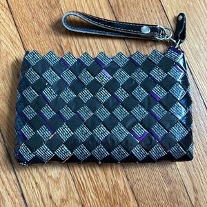 Vintage Nahui Ollin wristlet